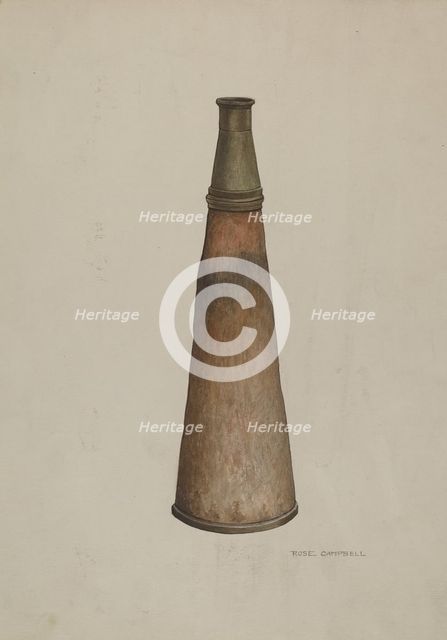 Nozzle, 1935/1942. Creator: Rose Campbell-Gerke.