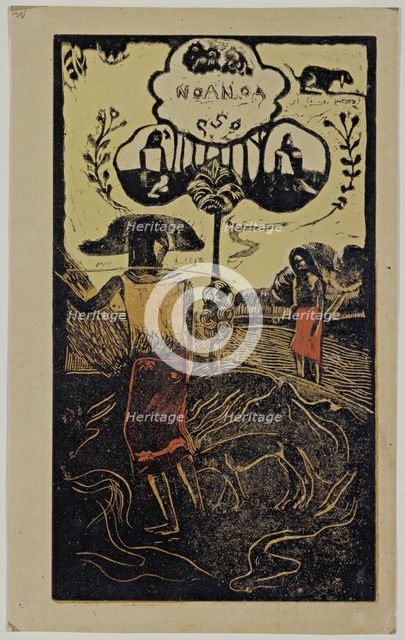 Noa Noa (Fragrance) From the Series Noa Noa, 1893-1894. Artist: Gauguin, Paul Eugéne Henri (1848-1903)