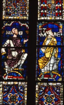 Noah and Terah, late 12th century, Canterbury Cathedral, Kent, 20th century. Artist: CM Dixon