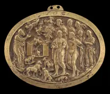 Noah Entering the Ark, mid 15th century. Creator: Unknown