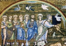 Noah freeing the animals from the ark, Saint Mark's Basilica, Venice, Italy, 12th-14th century. Creator: Unknown