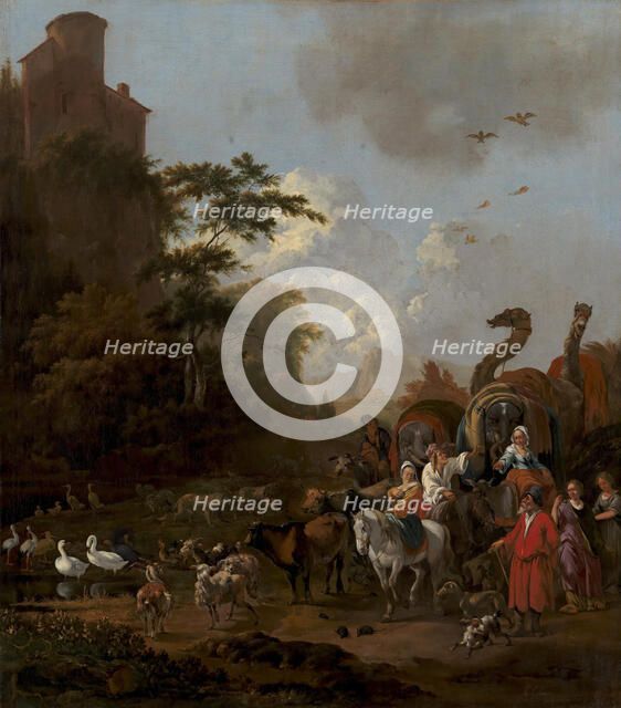 Noah Leaving the Ark, 1649-1685. Creator: Adam Colonia.