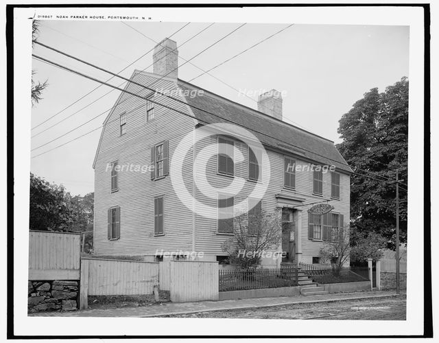Noah Parker House, Portsmouth, N.H., c1907. Creator: Unknown.