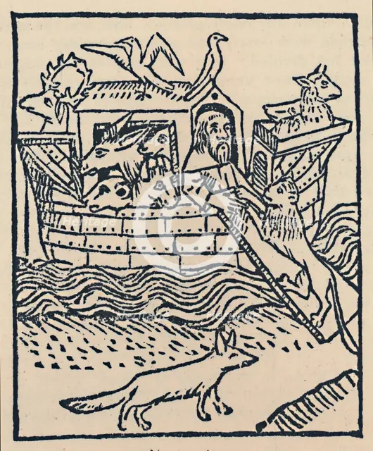 'Noah's Ark', 1483, (1947). Artist: William Caxton.