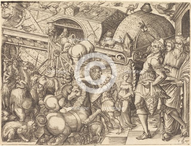 Noah's Ark. Creator: Pierre Woeiriot.
