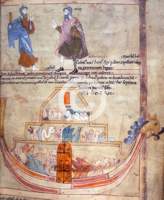 Noah's Ark, second quarter of the 11th century.  Creator: Unknown.