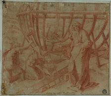 Noah Supervising Construction of the Ark, n.d. Creator: Nicolas Dorigny