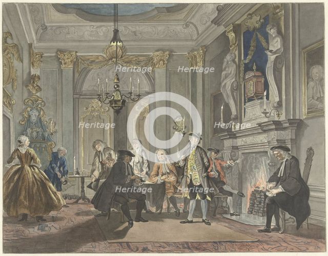 Nobody spoke (Nemo Loquebatur), 1741-1820. Creator: Abraham Delfos.