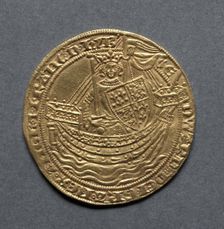 Noble (obverse), 1351. Creator: Unknown