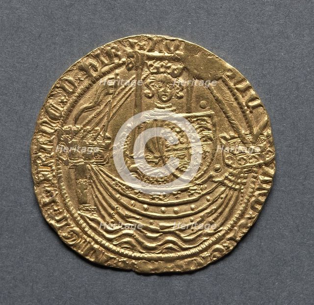 Noble (obverse), 1377-1399. Creator: Unknown.