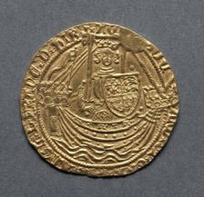 Noble (obverse), 1377-1399. Creator: Unknown