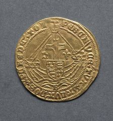 Noble (obverse), 1470-1471. Creator: Unknown