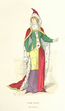 Noble lady, 1364, (1882). Creator: Unknown