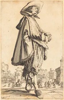 Noble Man with Folded Hands, c. 1620/1623. Creator: Jacques Callot