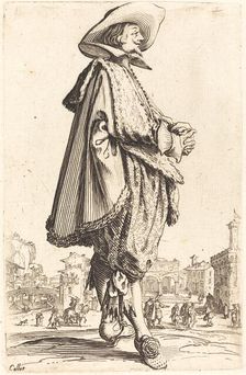 Noble Man with Folded Hands, c. 1620/1623. Creator: Jacques Callot