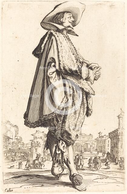 Noble Man with Folded Hands, c. 1620/1623. Creator: Jacques Callot.