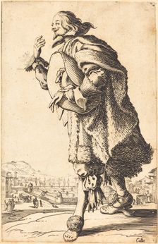 Noble Man with Felt Hat, Bowing, c. 1620/1623. Creator: Jacques Callot