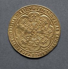 Noble (reverse), 1351. Creator: Unknown