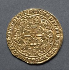 Noble (reverse), 1363-1369. Creator: Unknown