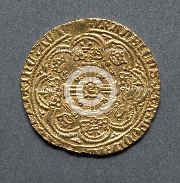 Noble (reverse), 1377-1399. Creator: Unknown.
