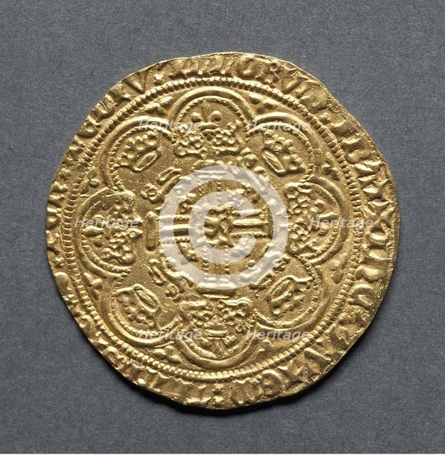 Noble (reverse), 1399-1412. Creator: Unknown.