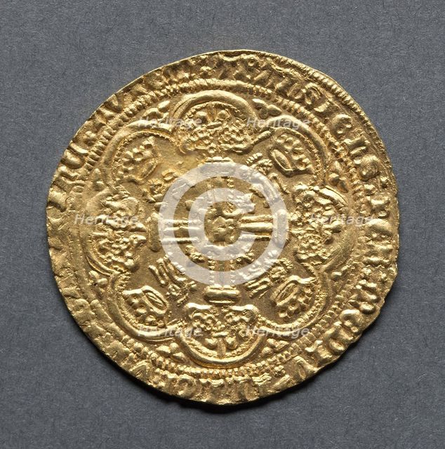 Noble (reverse), 1413-1422. Creator: Unknown.