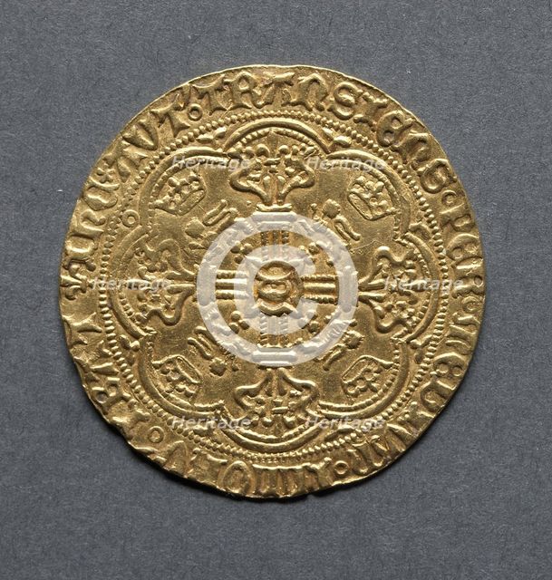 Noble (reverse), 1422-1461. Creator: Unknown.