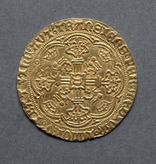 Noble (reverse), 1422-1461. Creator: Unknown