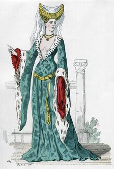 Noblewoman of the time of Charles VI of France, 1380 (1882-1884)
