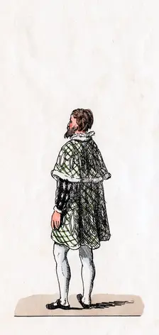 Nobleman, costume design for Shakespeare's play, Henry VIII, 19th century