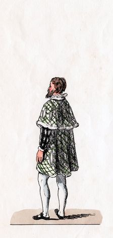 Nobleman, costume design for Shakespeare's play, Henry VIII, 19th century