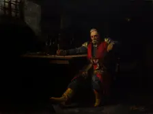 Nobleman Drinking Mead, 1881. Creator: Waclaw Koniuszko