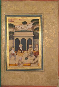 Nobleman Visiting Saint at his Shrine, 17 - 18th century. Creator: Unknown