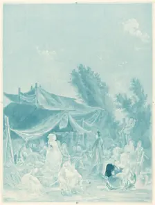 Noce de Village (Village Wedding), 1785. Creator: Charles-Melchior Descourtis