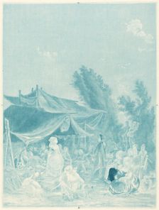 Noce de Village (Village Wedding), 1785. Creator: Charles-Melchior Descourtis