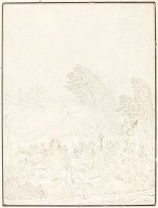Noce de Village (Village Wedding), 1785. Creator: Charles-Melchior Descourtis