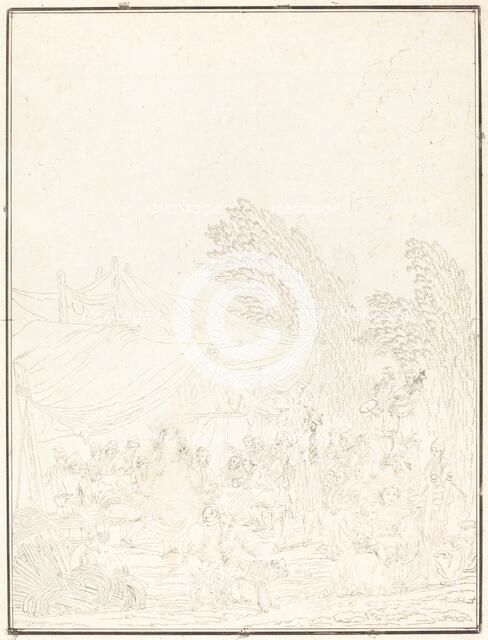 Noce de Village (Village Wedding), 1785. Creator: Charles-Melchior Descourtis.