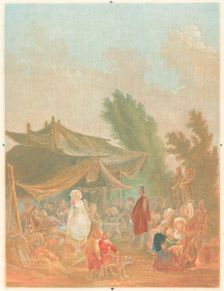Noce de Village (Village Wedding), 1785. Creator: Charles-Melchior Descourtis