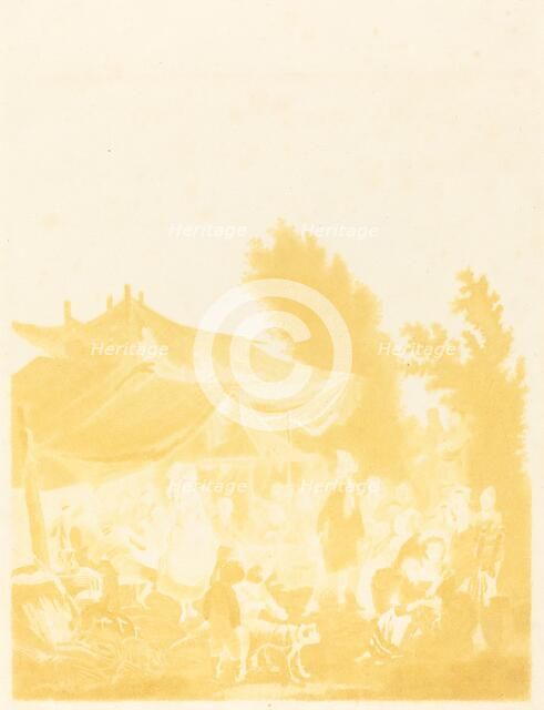 Noce de Village (Village Wedding), 1785. Creator: Charles-Melchior Descourtis.