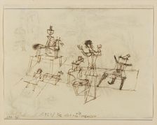Noch eine Tierdressur (Another animal training), 1923. Creator: Klee; Paul (1879-1940)