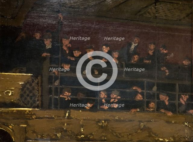 Noctes Ambrosionae , Gallery Of The Old Mogul, 1906-07.  Creator: Walter Richard Sickert.