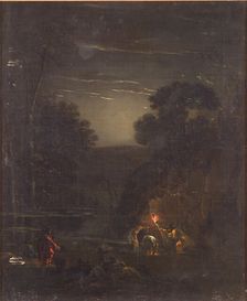 Nocturnal Crayfishing, 1625-1652. Creator: Jan Asselijin