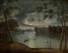 Nocturnal Landscape, date unknown, c1840s. Creator: George Winter