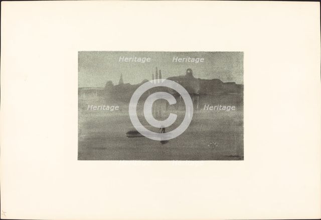 Nocturne, 1878/1887. Creator: James Abbott McNeill Whistler.
