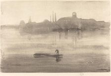 Nocturne, 1878. Creator: James Abbott McNeill Whistler