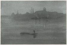 Nocturne, 1878. Creator: James Abbott McNeill Whistler