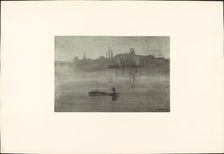 Nocturne, 1878/1887. Creator: James Abbott McNeill Whistler