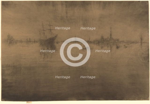Nocturne, 1879/1880. Creator: James Abbott McNeill Whistler.