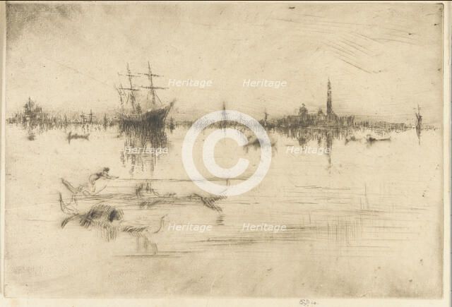 Nocturne, 1879-1880. Creator: James Abbott McNeill Whistler.