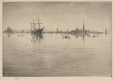 Nocturne, 1879-1880. Creator: James Abbott McNeill Whistler